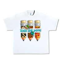White teach love inspire Urban Heavy Tee - NancyCooperArtShop