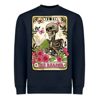 Navy the reader tarot card Heavyweight Sweatshirt - Artiststas