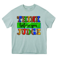 Arona think before you judge Heavy Core Tee - AdoDesignShop