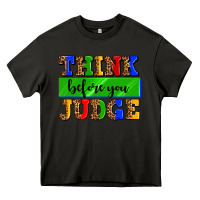 Asphalt think before you judge Heavy Core Tee - AdoDesignShop