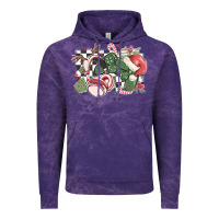 Cloud Purple gamer christmas game controller Vintage Hoodie - MaliasSmallBusiness