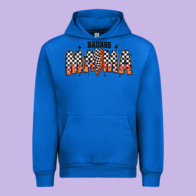 Baddas Mama Urban Hoodie Designed By Cowhidedigitalart