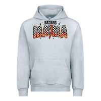 Heather Grey baddas mama Urban Hoodie - CowhideDigitalArt