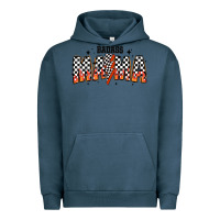 Pigment Midnight Navy baddas mama Urban Hoodie - CowhideDigitalArt