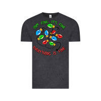 Vintage Black i'm fine it's fine everything is fine Vintage Tee - MaliasSmallBusiness