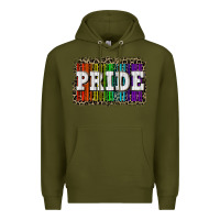 Army Green Pride barcode Premium Hoodie - CowGirlArtShop