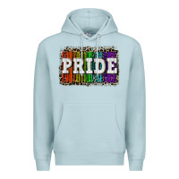 Blue Mist Pride barcode Premium Hoodie - CowGirlArtShop