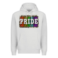Dove Grey Pride barcode Premium Hoodie - CowGirlArtShop