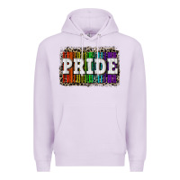 Lilac Pride barcode Premium Hoodie - CowGirlArtShop