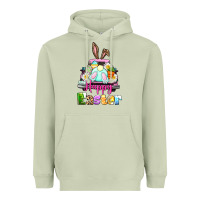Matcha Bunny Happy Easter truck Heavyweight Hoodie - CowGirlArtShop