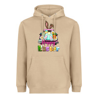 Mushroom Bunny Happy Easter truck Heavyweight Hoodie - CowGirlArtShop
