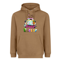 Toasted Coconut Bunny Happy Easter truck Heavyweight Hoodie - CowGirlArtShop