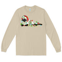 Mushroom christmas siamese cat Long Sleeve Tee - LillyAllenDesigns