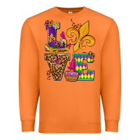 Carrot mardi gras love olivia Premium Sweatshirt - OliviaCreatesArt