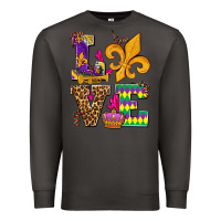 Smoke mardi gras love olivia Premium Sweatshirt - OliviaCreatesArt