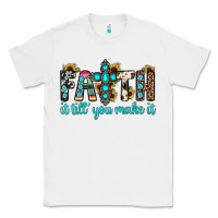 White faith it till you make it Classic Tee - JahusDesignShop