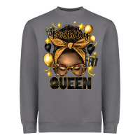Storm birthday queen afro messy bun Heavyweight Sweatshirt - Artiststas