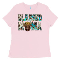 Bubblegum Pink blessed mama Ladies Tee - JahusDesignShop