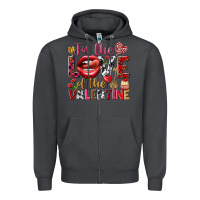 Smoke For the love of the Valentine Zipper Hoodie - HowdyJamesFarm