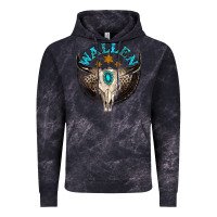 Cloud Black wallen with bull skull Vintage Hoodie - NancyCooperArtShop