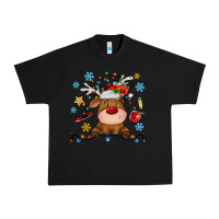 Black christmas deer school Urban Heavy Tee - MaliasSmallBusiness