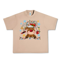 Burro christmas deer school Urban Heavy Tee - MaliasSmallBusiness