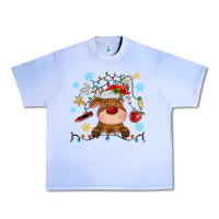 Grape Ice christmas deer school Urban Heavy Tee - MaliasSmallBusiness