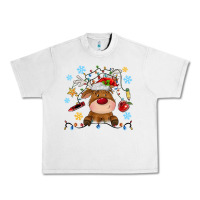 Lunar Rock christmas deer school Urban Heavy Tee - MaliasSmallBusiness