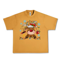 Peanut Butter christmas deer school Urban Heavy Tee - MaliasSmallBusiness