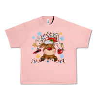Salmon christmas deer school Urban Heavy Tee - MaliasSmallBusiness