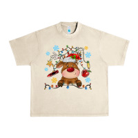 Sandshell christmas deer school Urban Heavy Tee - MaliasSmallBusiness