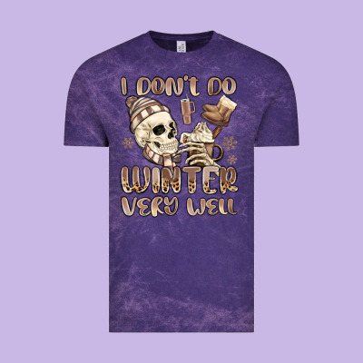 I Don't Do Winter Very Well Vintage Tee Designed By Maliassmallbusiness