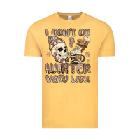 Vintage Mustard i don't do winter very well Vintage Tee - MaliasSmallBusiness