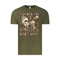 Vintage Olive i don't do winter very well Vintage Tee - MaliasSmallBusiness