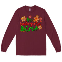 Burgundy the kindergarten crew Long Sleeve Tee - LillyAllenDesigns