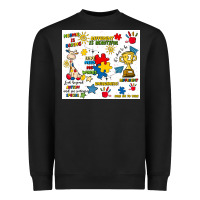Black autism Heavyweight Sweatshirt - Artiststas