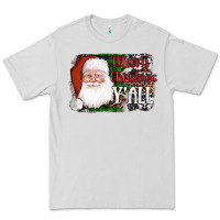 Dove Grey santa merry christmas y'all Premium Tee - AdoDesignShop