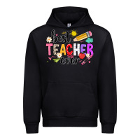 Black iBest Teacher Ever Urban Hoodie - CowhideDigitalArt