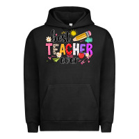 Pigment Black iBest Teacher Ever Urban Hoodie - CowhideDigitalArt