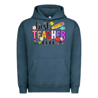 Pigment Midnight Navy iBest Teacher Ever Urban Hoodie - CowhideDigitalArt