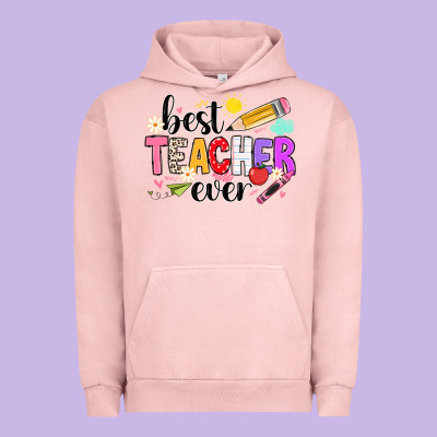 Ibest Teacher Ever Urban Hoodie Designed By Cowhidedigitalart