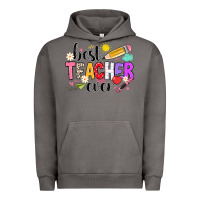Pigment Tornado iBest Teacher Ever Urban Hoodie - CowhideDigitalArt