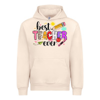 Sandshell iBest Teacher Ever Urban Hoodie - CowhideDigitalArt