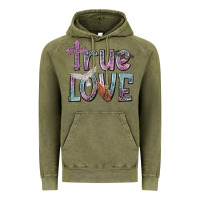 Vintage Olive true love Vintage Hoodie - NancyCooperArtShop