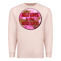Pale Pink self love is the best love olivia Premium Sweatshirt - OliviaCreatesArt