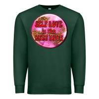 Sports Green self love is the best love olivia Premium Sweatshirt - OliviaCreatesArt