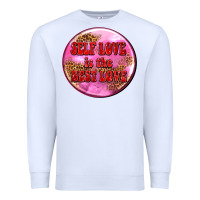 White self love is the best love olivia Premium Sweatshirt - OliviaCreatesArt