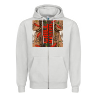 Dove Grey grill master with bull skull Zipper Hoodie - TumblerDesignByShophia