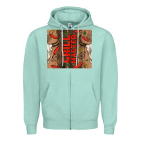 Seafoam grill master with bull skull Zipper Hoodie - TumblerDesignByShophia