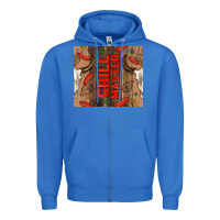 True Royal grill master with bull skull Zipper Hoodie - TumblerDesignByShophia